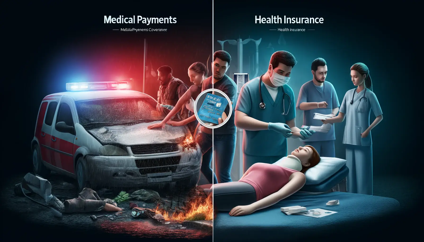 Medical Payments Coverage Medical Payments coverage is a type of insurance that pays for your initial medical expenses if you're hurt in an accident, regardless of fault.
